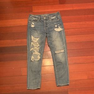 American Eagle TomGirl jeans.